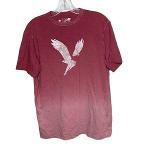 American Eagle Soft Slub Dip Dye Graphic T-shirt. Size Small.